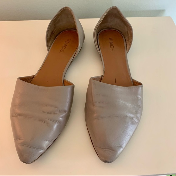 Vince Pointed Toe Nina D’Orsay Flats - Picture 3 of 7